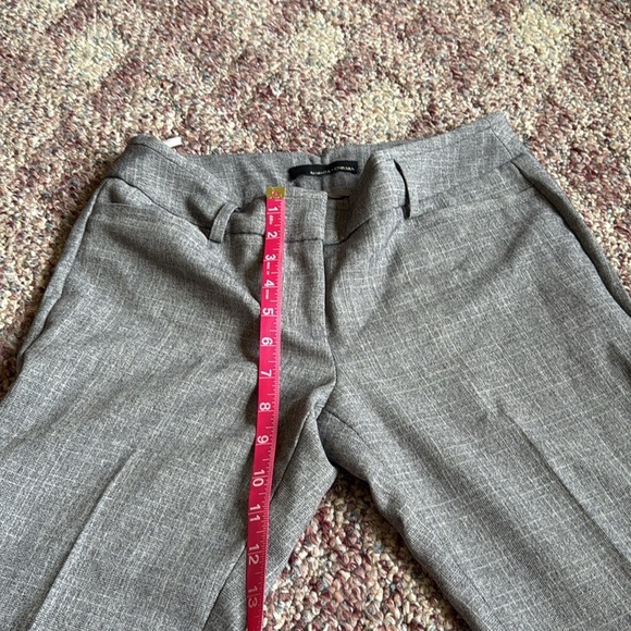 Amanda and Chelsea Straight Leg Plaid Gray Dress Pants size 2 - Picture 7 of 8